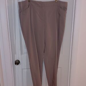 GUC Apt 9 Torie Pants Taupe 20W 2/2 Pockets 2 Hook Button Zip Fly  Easy Care
